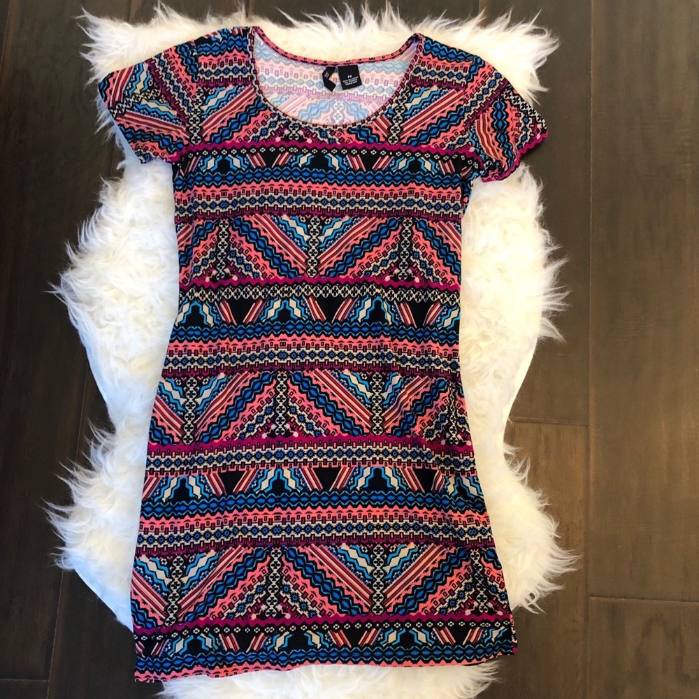 Macy’s Aztec Print Shirt Dress